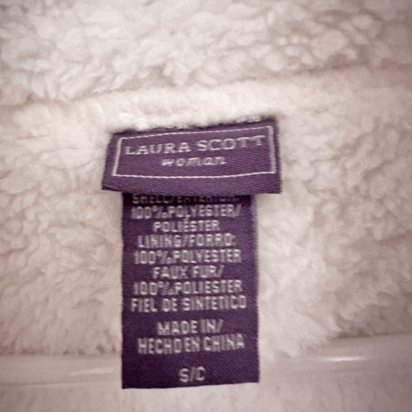 Laura Scott. Lined shell/vest. Size small. - Picture 3 of 6